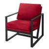 Ars manufacti Fauteuil Brock II - Rouge 2 Ars manufacti Fauteuil Brock II - Rouge -Pas Cher Fauteuils Magasin sessel brock ii samt rot 4988740