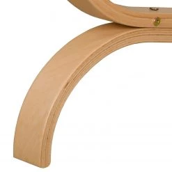 Modoform Fauteuil Bueno Vista - Vert gazon - Beige - Hêtre -Pas Cher Fauteuils Magasin sessel bueno vista strukturstoff buche natur grasgruen 4617404