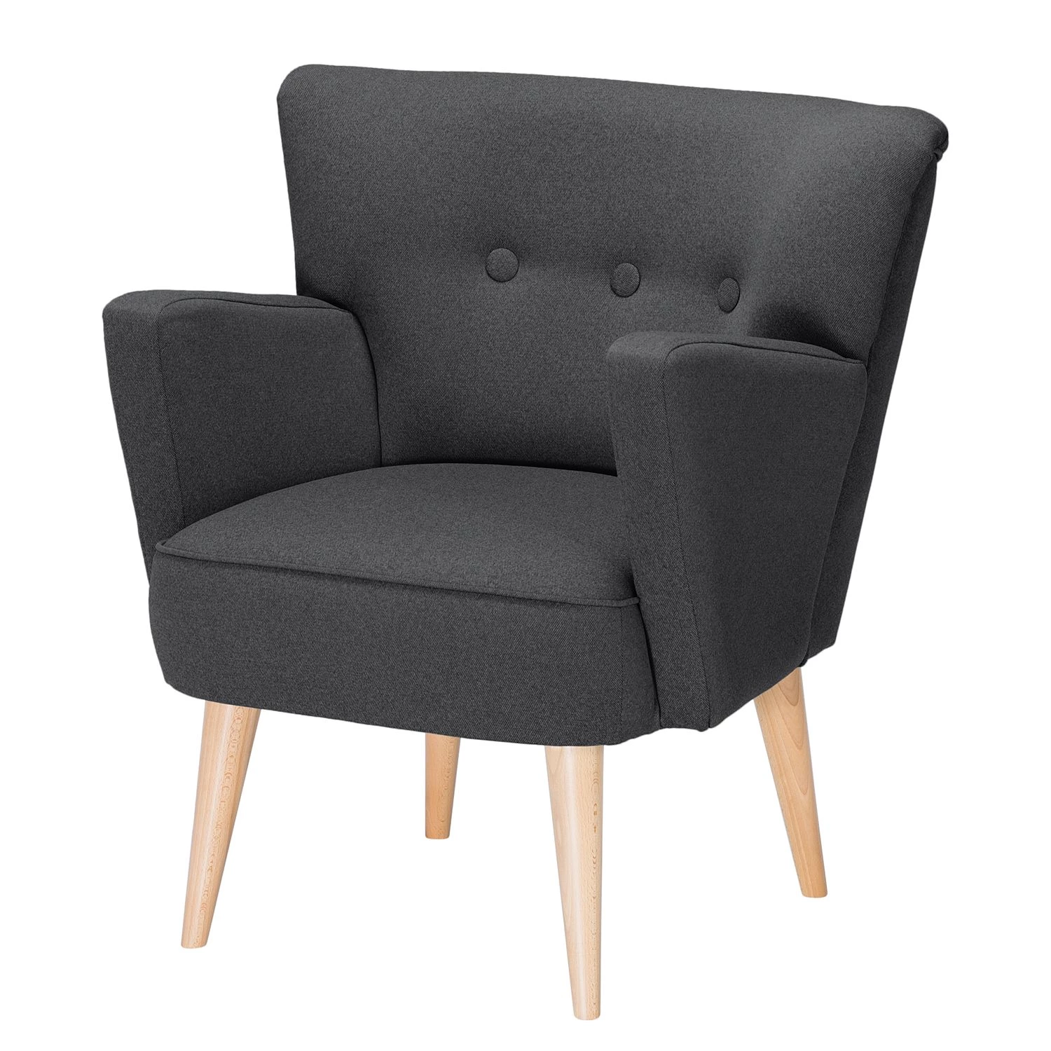Mørteens Fauteuil Bumberry - Anthracite 3 Mørteens Fauteuil Bumberry - Anthracite