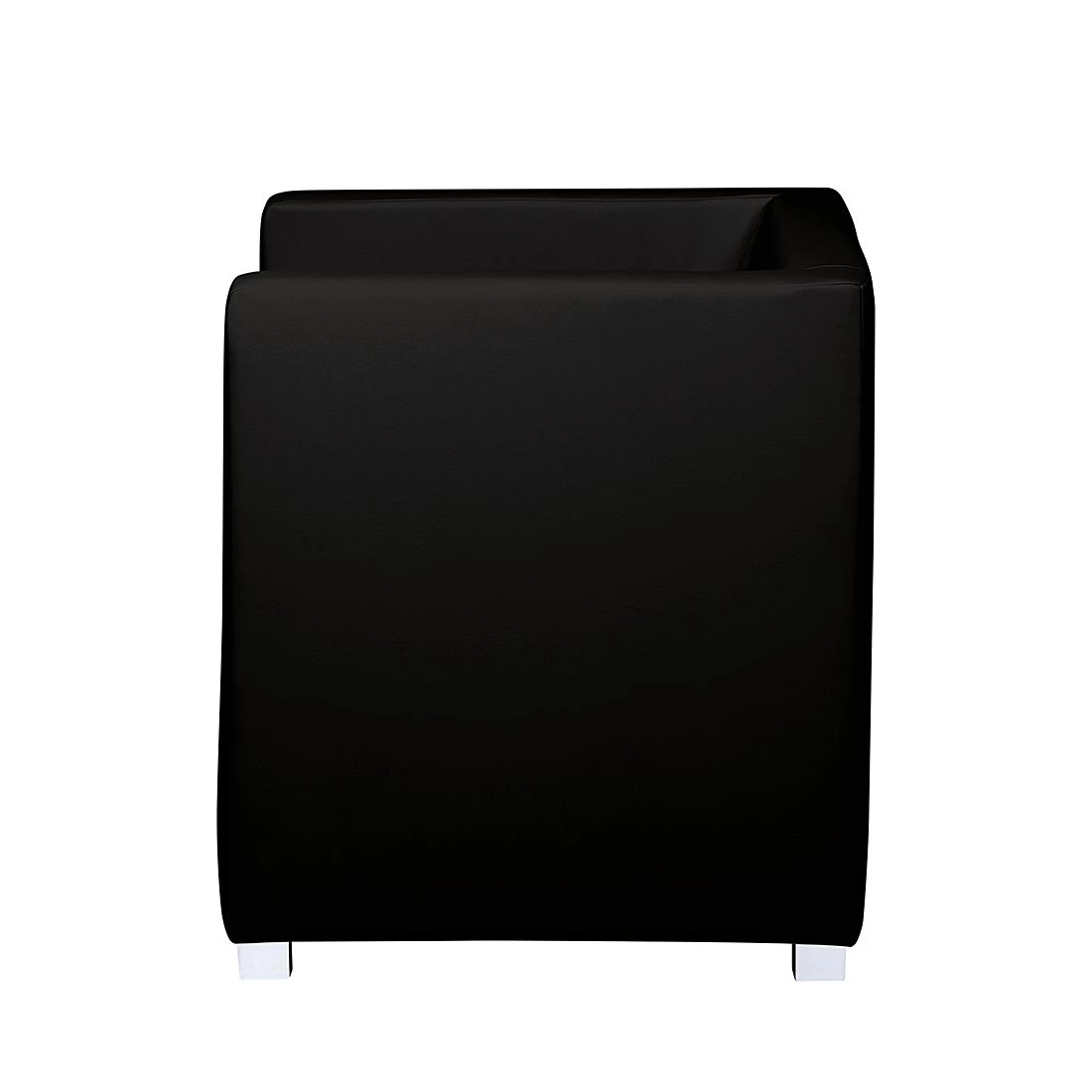 Mooved Fauteuil Carmen - Imitation cuir - Noir 4 Mooved Fauteuil Carmen - Imitation cuir - Noir – Image 2