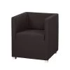 Mooved Fauteuil Carmen - Tissu - Anthracite -Pas Cher Fauteuils Magasin sessel carmen stoff anthrazit 1321462