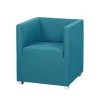 Mooved Fauteuil Carmen - Tissu turquoise -Pas Cher Fauteuils Magasin sessel carmen stoff blau tuerkis 1321474