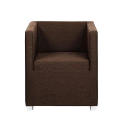 Mooved Fauteuil Carmen - Tissu marron foncé -Pas Cher Fauteuils Magasin sessel carmen stoff dunkelbraun 1321453