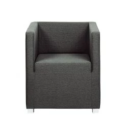 Mooved Fauteuil Carmen - Tissu gris foncé -Pas Cher Fauteuils Magasin sessel carmen stoff dunkelgrau 1321441