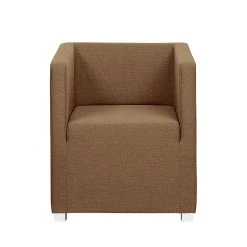 Mooved Fauteuil Carmen - Tissu marron doré -Pas Cher Fauteuils Magasin sessel carmen stoff goldbraun 1321459