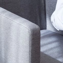 Mooved Fauteuil Carmen - Tissu - Gris -Pas Cher Fauteuils Magasin sessel carmen webstoff grau 534117