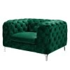 Jack & Alice Fauteuil Leominster II - Vert foncé -Pas Cher Fauteuils Magasin sessel cayley samt 5149860
