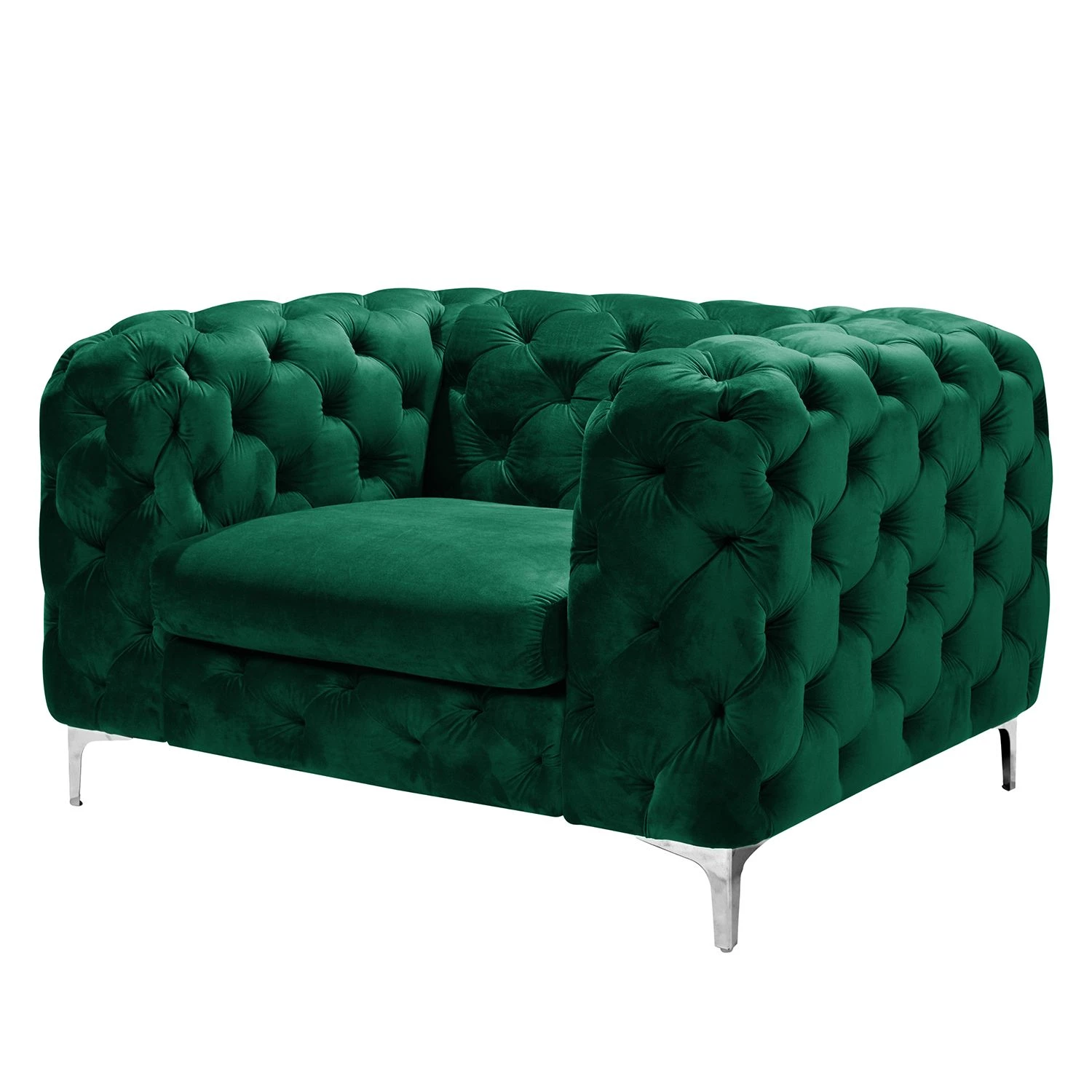 Jack & Alice Fauteuil Leominster II - Vert foncé 3 Jack & Alice Fauteuil Leominster II - Vert foncé
