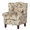 Maison Belfort Fauteuil Red Rose - Beige - Sans repose-pieds -Pas Cher Fauteuils Magasin sessel colmar webstoff floral ohne hocker beige 4836504