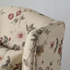 Maison Belfort Fauteuil Red Rose - Beige - Sans repose-pieds -Pas Cher Fauteuils Magasin sessel colmar webstoff floral ohne hocker beige 4836524