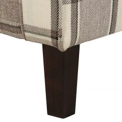 Maison Belfort Fauteuil à oreilles Colmar XL - Marron / Beige 18 Maison Belfort Fauteuil à oreilles Colmar XL - Marron / Beige -Pas Cher Fauteuils Magasin sessel corteen webstoff braun beige 4283716