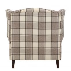 Maison Belfort Fauteuil à oreilles Colmar XL - Marron / Beige 14 Maison Belfort Fauteuil à oreilles Colmar XL - Marron / Beige -Pas Cher Fauteuils Magasin sessel corteen webstoff braun beige 4283736