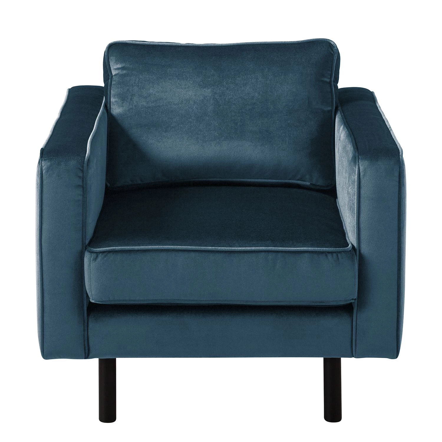 Eva Padberg Collection Fauteuil Edina - Bleu foncé 6 Eva Padberg Collection Fauteuil Edina - Bleu foncé – Image 4