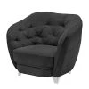 Cotta Fauteuil Daisy - Noir -Pas Cher Fauteuils Magasin sessel ella velours schwarz 1424966