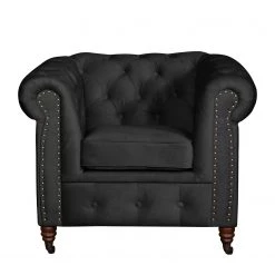Jack & Alice Fauteuil Esplanada - Noir -Pas Cher Fauteuils Magasin sessel esplanada microfaser schwarz 4504916