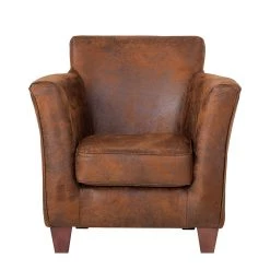 Ars manufacti Fauteuil Even - Microfibre marron -Pas Cher Fauteuils Magasin sessel even microfaser braun 254004