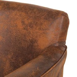 Ars manufacti Fauteuil Even - Microfibre marron -Pas Cher Fauteuils Magasin sessel even microfaser braun 254007