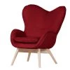 Norrwood Fauteuil Gizo - Rouge cerise 2 Norrwood Fauteuil Gizo - Rouge cerise -Pas Cher Fauteuils Magasin sessel gizo microfaser rot 4697844