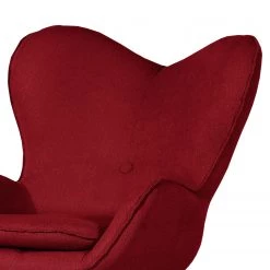Norrwood Fauteuil Gizo - Rouge cerise -Pas Cher Fauteuils Magasin sessel gizo microfaser rot 4697848
