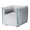 Fredriks Fauteuil Grady II - Tissu -Pas Cher Fauteuils Magasin sessel grady webstoff ii ohne hocker hellgrau tuerkis 4771412