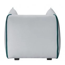 Fredriks Fauteuil Grady II - Tissu -Pas Cher Fauteuils Magasin sessel grady webstoff ii ohne hocker hellgrau tuerkis 4771424