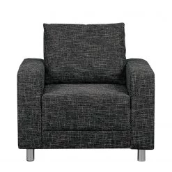 Loftscape Fauteuil Greenwood Tissu - Tissu structuré Lawan: Noir -Pas Cher Fauteuils Magasin sessel greenwood webstoff schwarz grau 4493712
