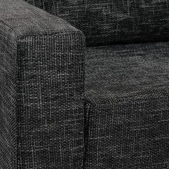 Loftscape Fauteuil Greenwood Tissu - Tissu structuré Lawan: Noir -Pas Cher Fauteuils Magasin sessel greenwood webstoff schwarz grau 4493728