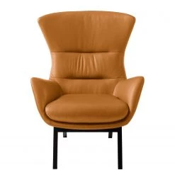 Studio Copenhagen Fauteuil Hepburn I - Cuir véritable Neka : Cognac - Noir -Pas Cher Fauteuils Magasin sessel hepburn echtleder echtleder neka cognac 5024044
