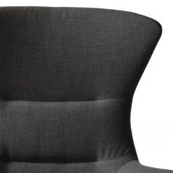 Studio Copenhagen Fauteuil Hepburn III - Tissu Milan : Anthracite - Noir -Pas Cher Fauteuils Magasin sessel hepburn ii flachgewebe schwarz stoff milan anthrazit 5018964