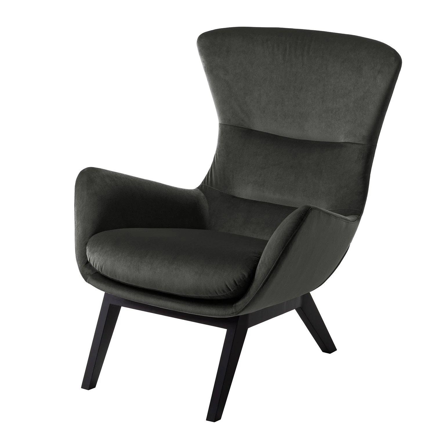 Studio Copenhagen Fauteuil Hepburn I - Velours Shyla: Vert de gris - Noir 3 Studio Copenhagen Fauteuil Hepburn I - Velours Shyla: Vert de gris - Noir