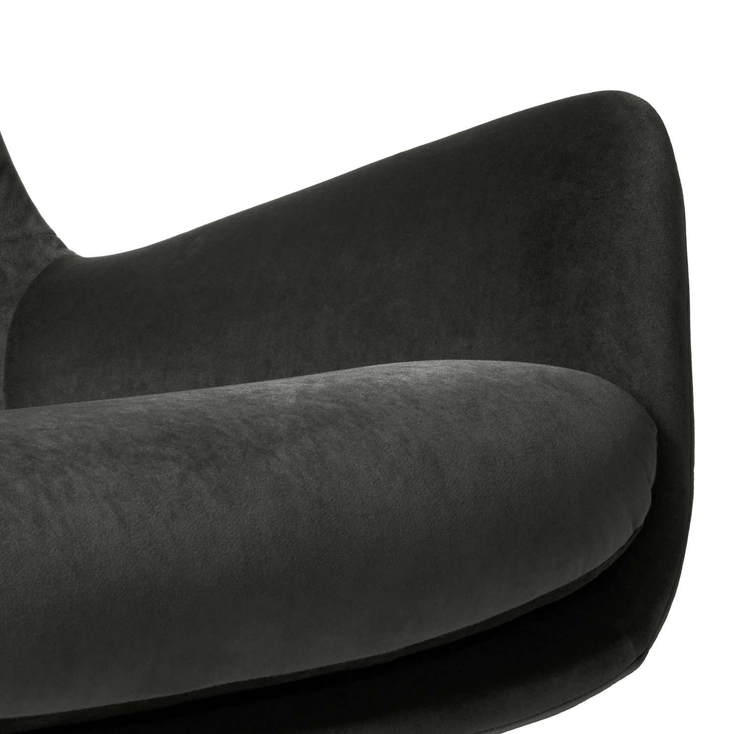 Studio Copenhagen Fauteuil Hepburn I - Velours Shyla: Vert de gris - Noir 13 Studio Copenhagen Fauteuil Hepburn I - Velours Shyla: Vert de gris - Noir – Image 11