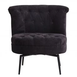 Jack & Alice Fauteuil Jonas I - Noir -Pas Cher Fauteuils Magasin sessel jonas samtstoff schwarz 1844714