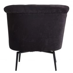 Jack & Alice Fauteuil Jonas I - Noir -Pas Cher Fauteuils Magasin sessel jonas samtstoff schwarz 1844734