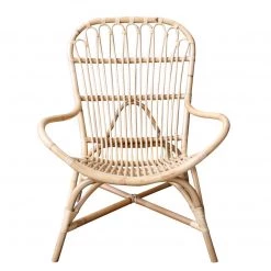 Eva Padberg Collection Fauteuil La Vieux - Beige -Pas Cher Fauteuils Magasin sessel la vieux rattan weiss 3628469