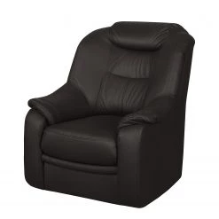 Modoform Fauteuil Lakin Imitation cuir - Marron foncé