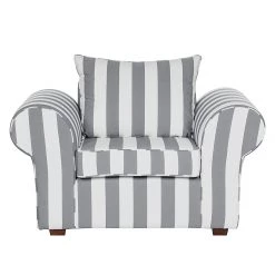 Maison Belfort Fauteuil Colmar - Tissu gris à rayures 13 Maison Belfort Fauteuil Colmar - Tissu gris à rayures -Pas Cher Fauteuils Magasin sessel livia webstoff grau gestreift 309459