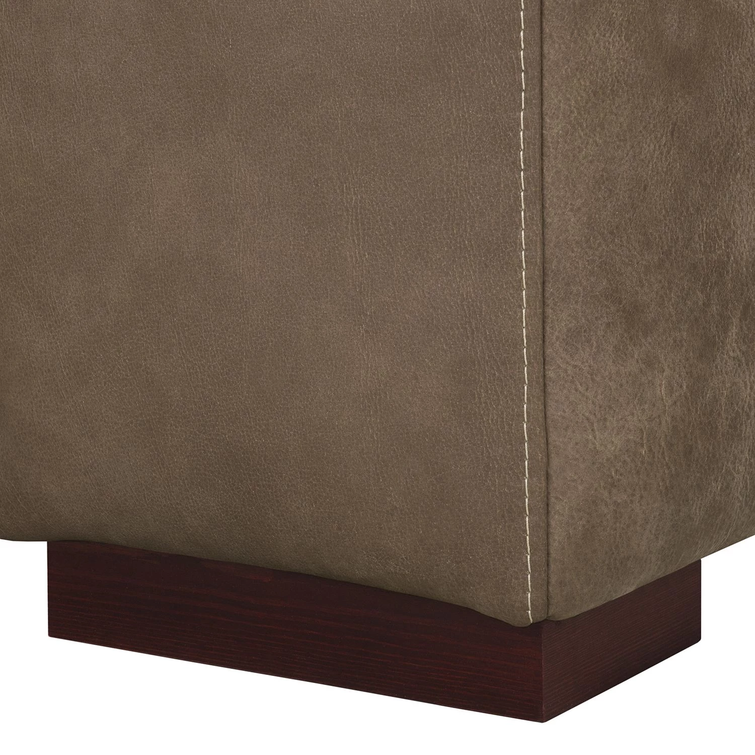 Ars Natura Fauteuil Maine - Cuir véritable - Noix de muscade 8 Ars Natura Fauteuil Maine - Cuir véritable - Noix de muscade – Image 6