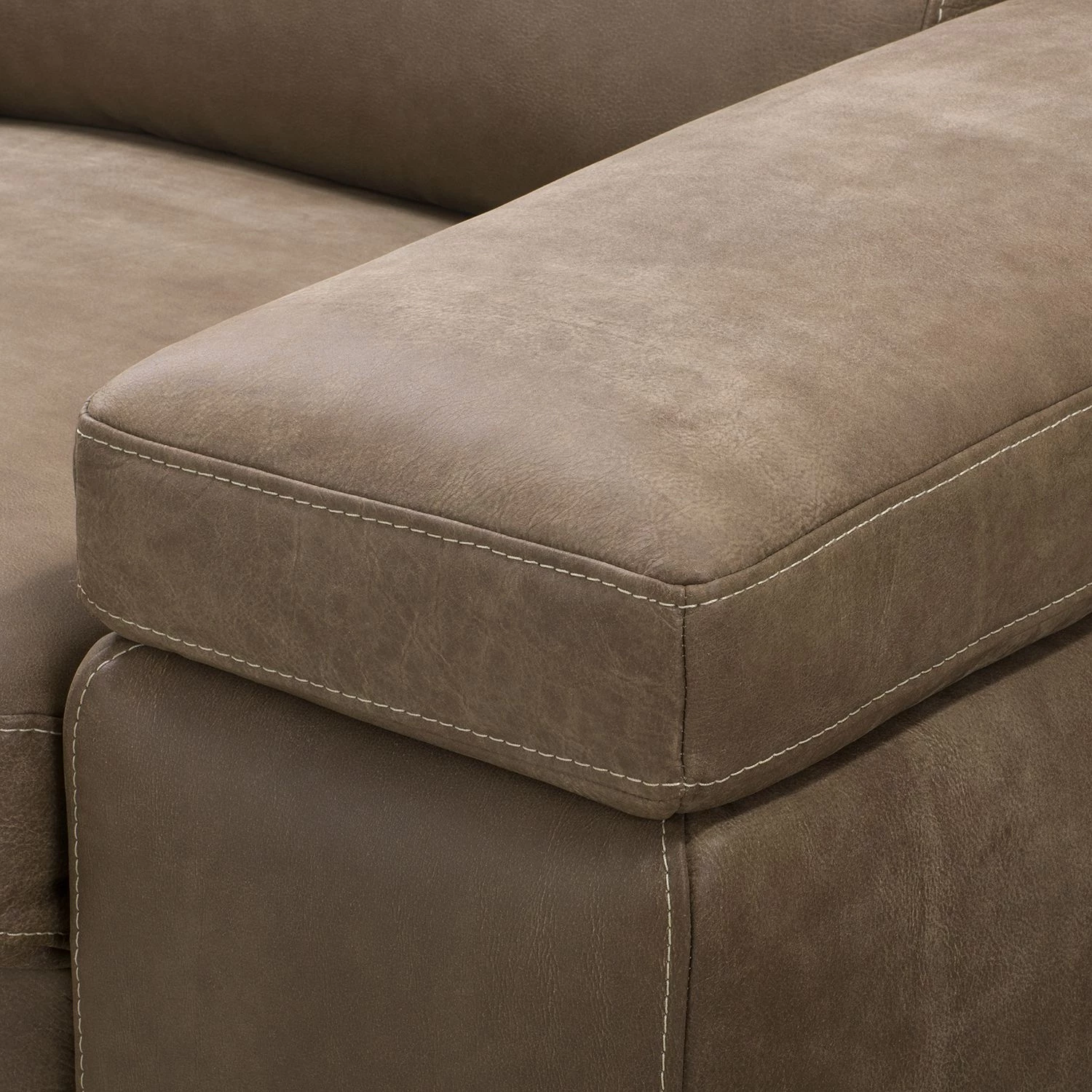 Ars Natura Fauteuil Maine - Cuir véritable - Noix de muscade 10 Ars Natura Fauteuil Maine - Cuir véritable - Noix de muscade – Image 8