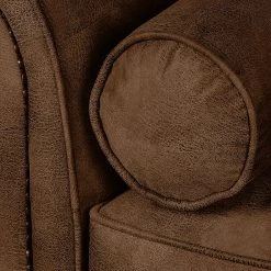 Ars manufacti Fauteuil Mallow - Aspect cuir vieilli marron -Pas Cher Fauteuils Magasin sessel mallow antiklederoptik braun 436287