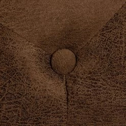 Ars manufacti Fauteuil Mallow - Aspect cuir vieilli marron -Pas Cher Fauteuils Magasin sessel mallow antiklederoptik braun 436289