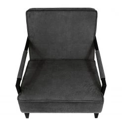 Ars manufacti Fauteuil Manchester IV - Gris foncé -Pas Cher Fauteuils Magasin sessel manchester iv antiklederlook dunkelgrau 5044060