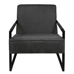 Ars manufacti Fauteuil Manchester IV - Gris foncé -Pas Cher Fauteuils Magasin sessel manchester iv antiklederlook dunkelgrau 5044064
