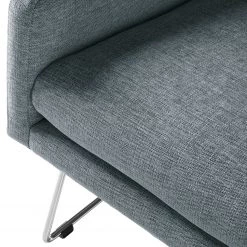 Studio Copenhagen Fauteuil Maximus - Tissu structuré - Gris pigeon -Pas Cher Fauteuils Magasin sessel maximus strukturstoff blaugrau 4951216