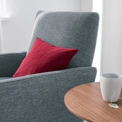 Studio Copenhagen Fauteuil Maximus - Tissu structuré - Gris pigeon -Pas Cher Fauteuils Magasin sessel maximus strukturstoff taubengrau 5182480