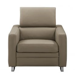 Fredriks Fauteuil Menfi - Cuir véritable - Taupe -Pas Cher Fauteuils Magasin sessel menfi echtleder taupe 5039396