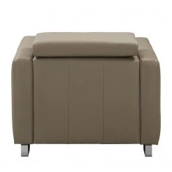 Fredriks Fauteuil Menfi - Cuir véritable - Taupe -Pas Cher Fauteuils Magasin sessel menfi echtleder taupe 5039404