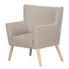 Mørteens Fauteuil Mikkel - Beige -Pas Cher Fauteuils Magasin sessel mikkel webstoff beige 2796710