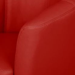 Fredriks Fauteuil Minga - Rouge -Pas Cher Fauteuils Magasin sessel minga echtleder rot 4474060