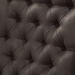 Maison Belfort Fauteuil à oreilles Miscol - Gris marron - Avec repose-pieds -Pas Cher Fauteuils Magasin sessel miscol antiklederlook mit hocker braungrau 4886396