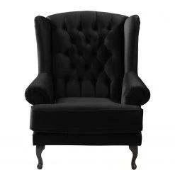 Maison Belfort Fauteuil à oreilles Miscol - Noir - Avec repose-pieds 20 Maison Belfort Fauteuil à oreilles Miscol - Noir - Avec repose-pieds -Pas Cher Fauteuils Magasin sessel miscol samt mit hocker schwarz 4887716
